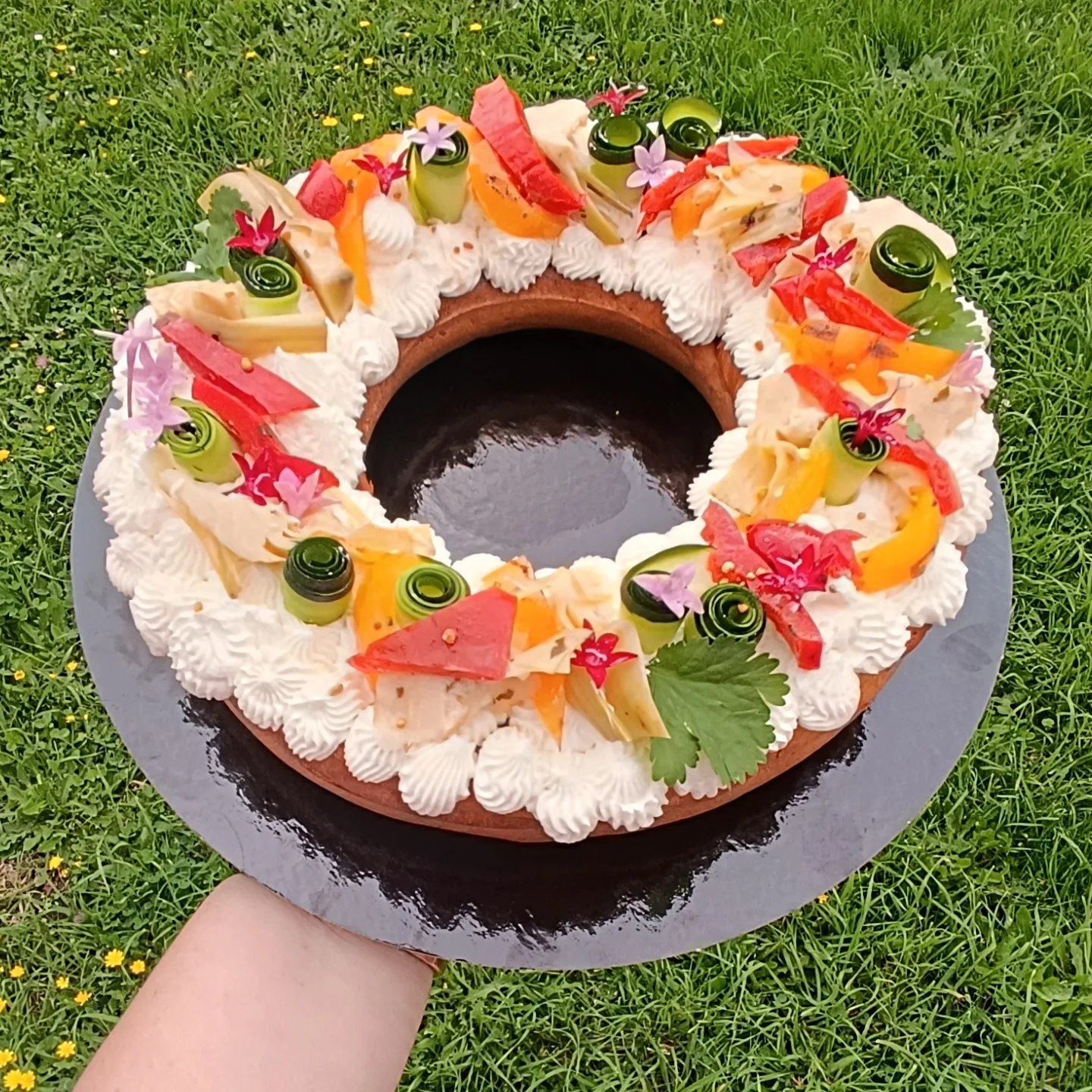 Des entremets salés
